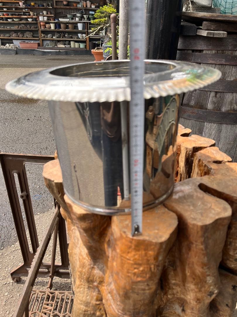 切り株花台、切り株花器、木株火鉢、 盆栽展示台、盆栽台、鉢カバー、こぶ付き台座