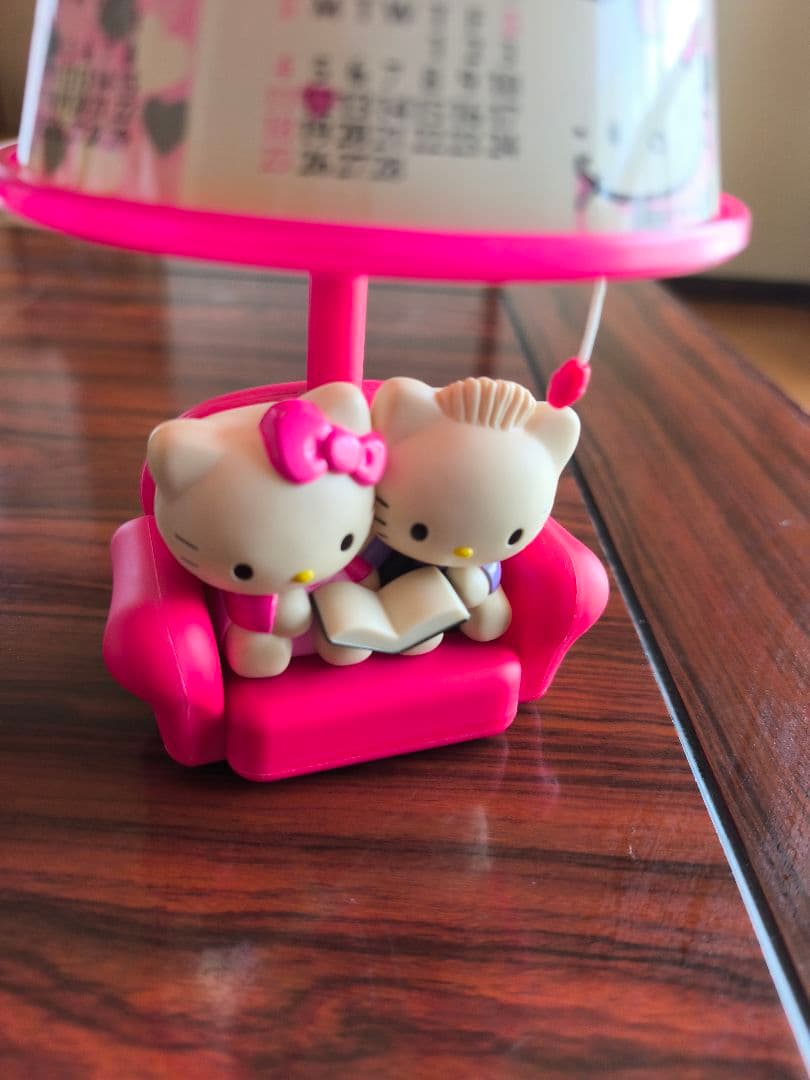 【レア】サンリオ　ハローキティ　スタンドライト　KiTTY　カレンダー　光る