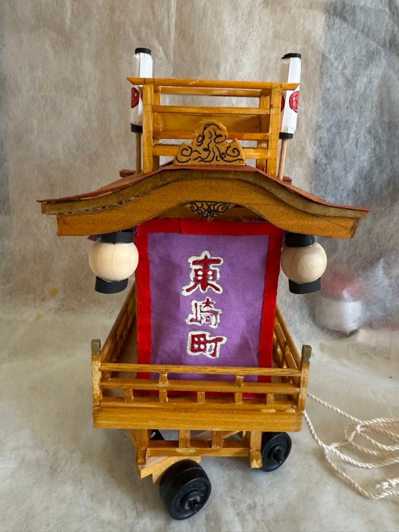 土浦祇園祭　東崎町獅子屋台ミニチュア/送料込み