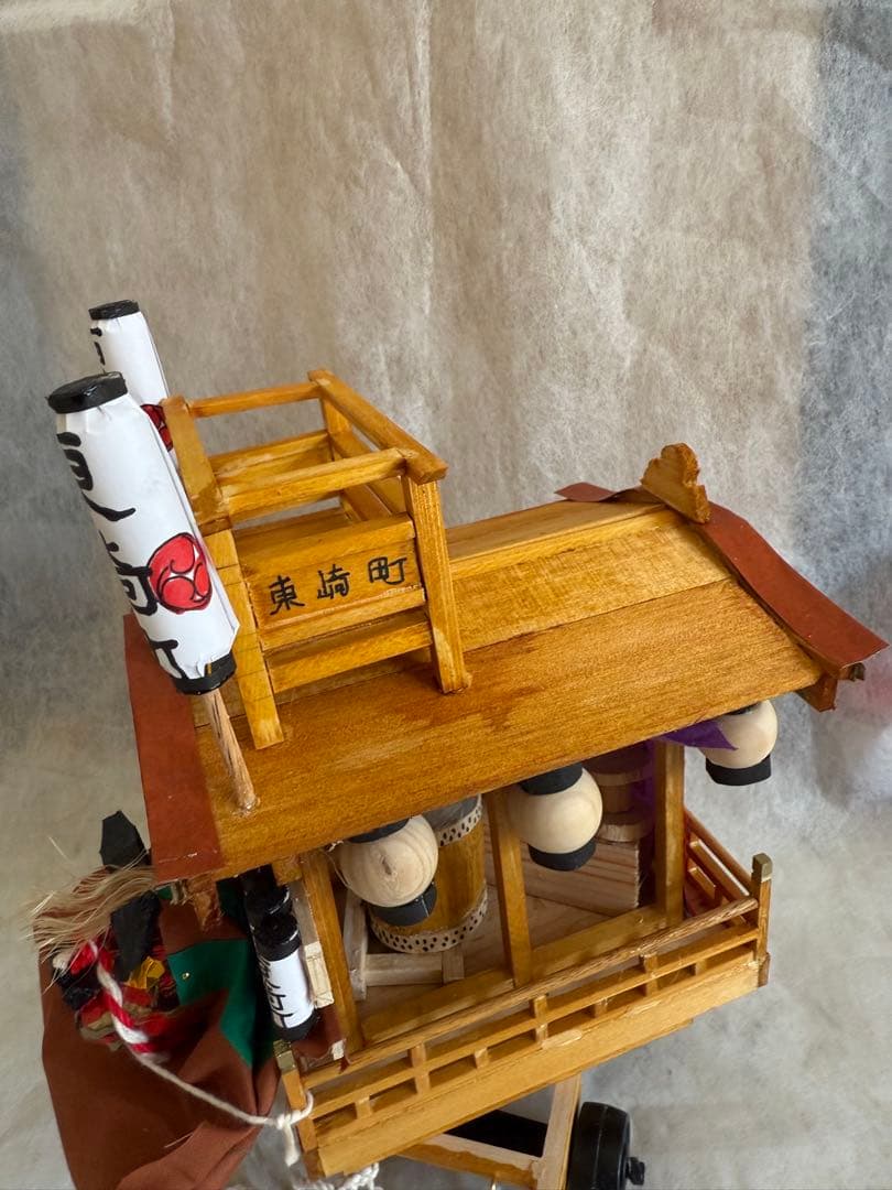 土浦祇園祭　東崎町獅子屋台ミニチュア/送料込み