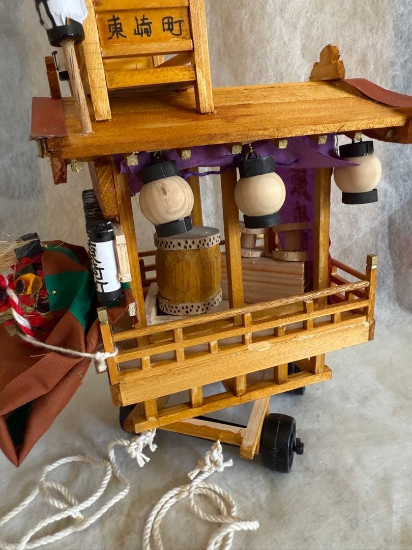 土浦祇園祭　東崎町獅子屋台ミニチュア/送料込み