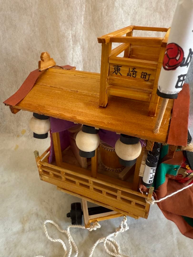 土浦祇園祭　東崎町獅子屋台ミニチュア/送料込み
