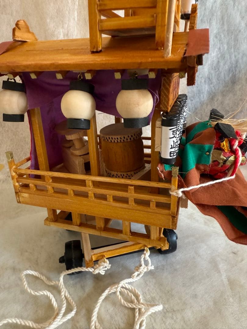 土浦祇園祭　東崎町獅子屋台ミニチュア/送料込み