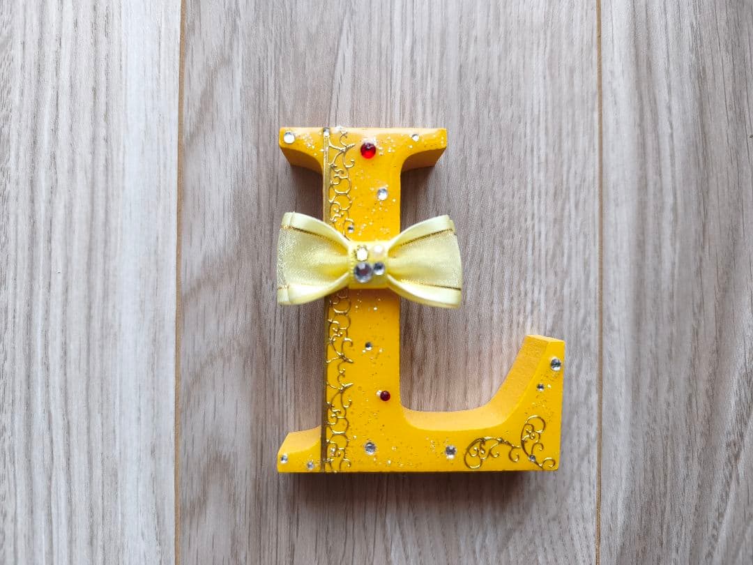 ディズニープリンセス風 ウェルカムスペース イニシャルオブジェ 結婚式 新築祝い