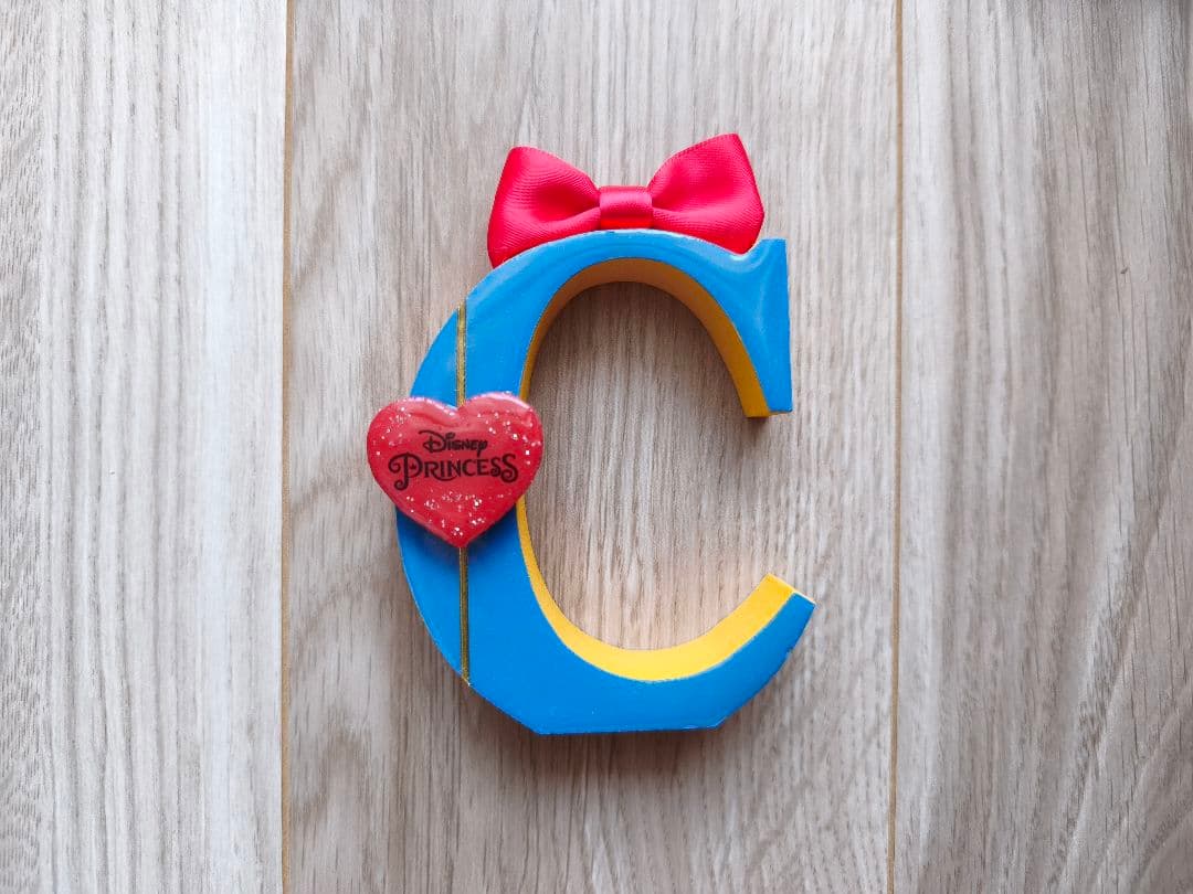 ディズニープリンセス風 ウェルカムスペース イニシャルオブジェ 結婚式 新築祝い