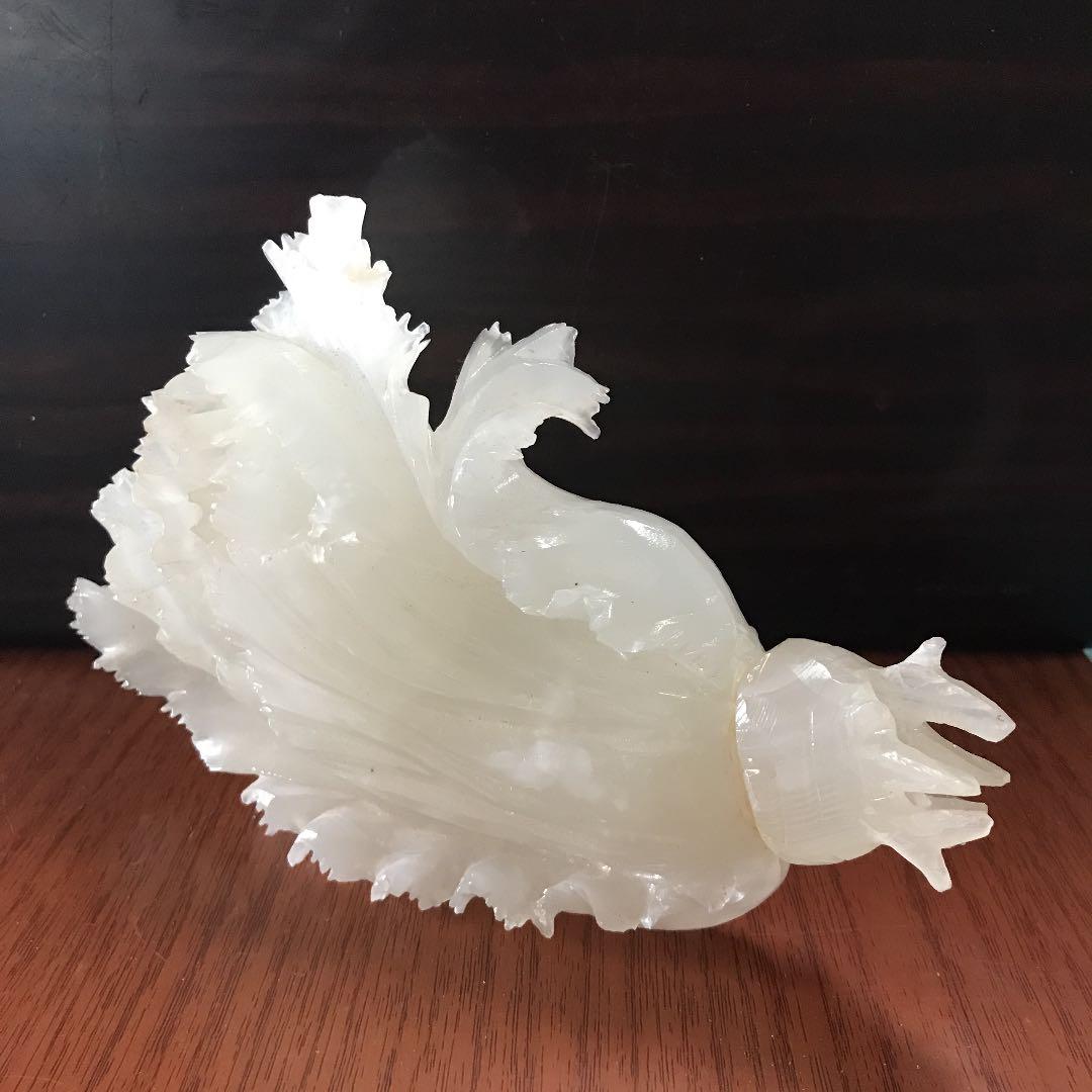 寿山石か玉石か？白菜(百歳　健康長寿縁起置物