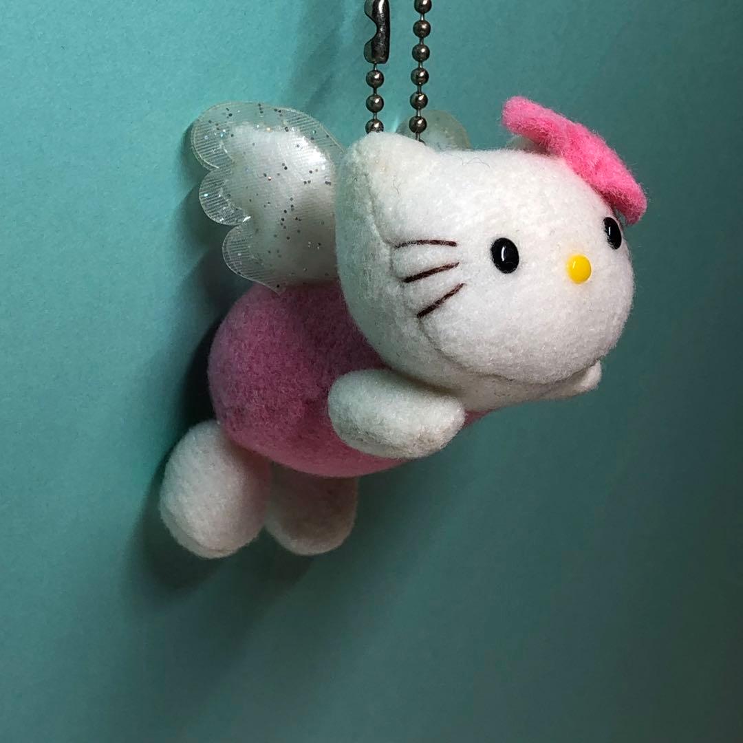 サンリオ　ハローキティ　エンジェルキティちゃん　キーホルダー　レトロ　レア品