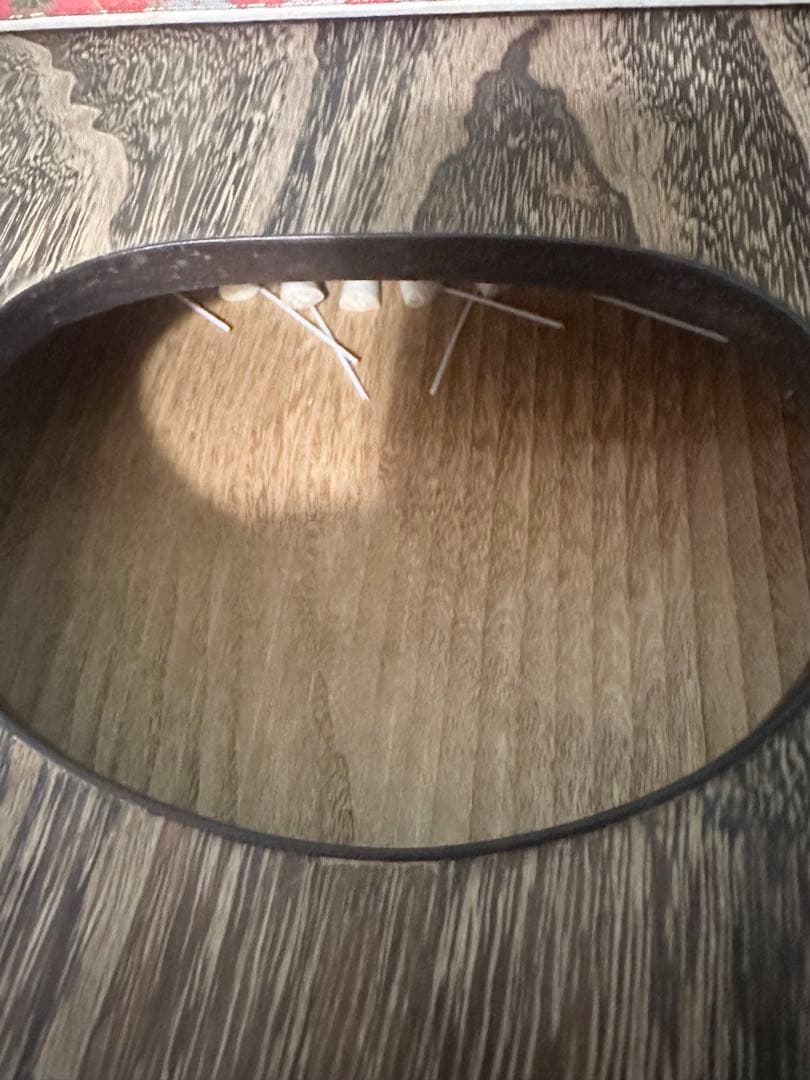 琴 13弦 和楽器 蒔絵 並甲 木目美品