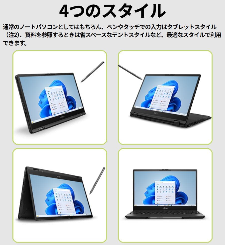 FMV LIFEBOOK WU3/J3 i7 1360P 32GBメモリ