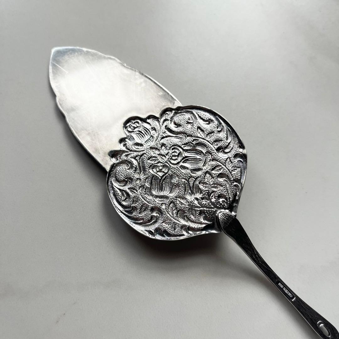 ドイツ WMF シルバープレート ケーキサーバー 薔薇モチーフ ヴィンテージ