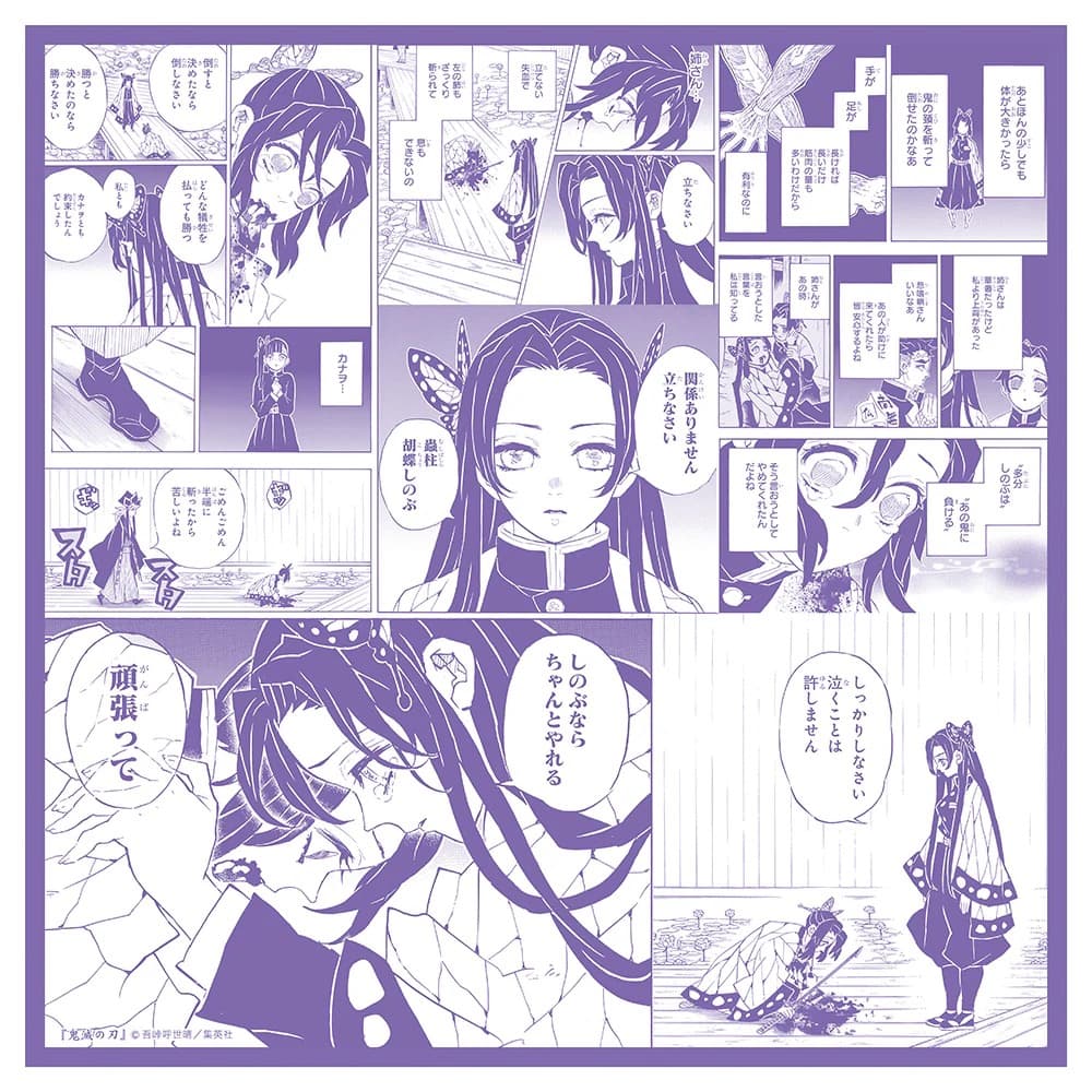 鬼滅の刃 泣けるハンカチ 冨岡義勇 胡蝶しのぶ 時透無一郎 不死川 伊黒小芭内