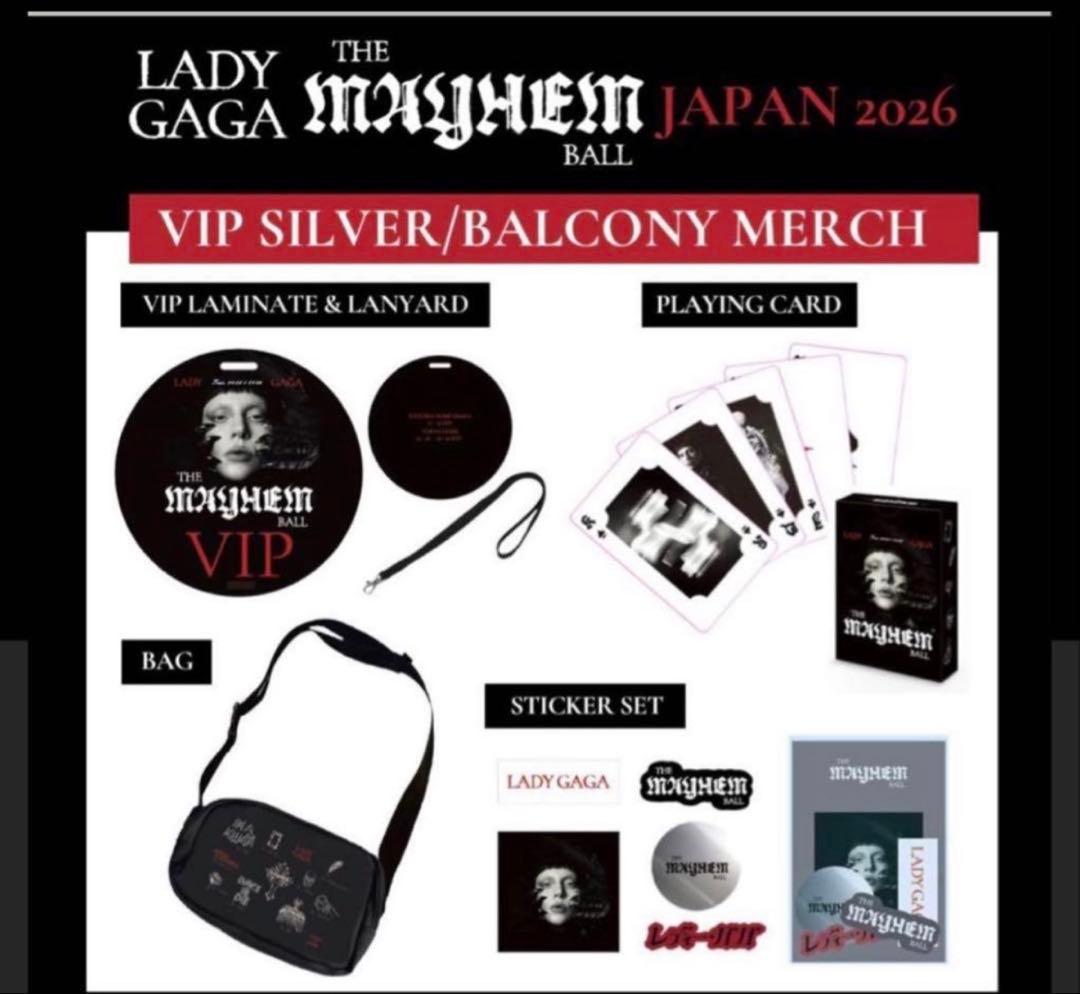 Lady Gaga 2026 VIP SILVER 限定グッズ【 新品・未開封】