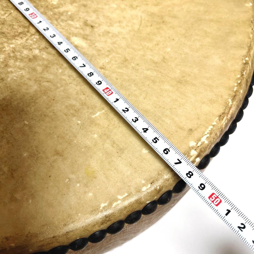 【大型】和太鼓 48cm×22cm 古太鼓 歌舞伎囃子 お囃子 古木 一尺六寸