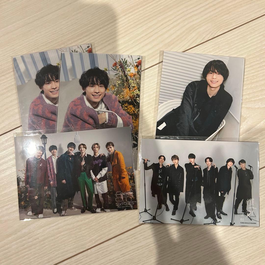 【SixTONES】松村北斗 グッズまとめ売り エロハン、うちわ、その他