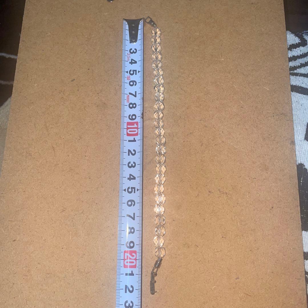 特殊カット水晶ブレスレット！！とおまけブレスレット！