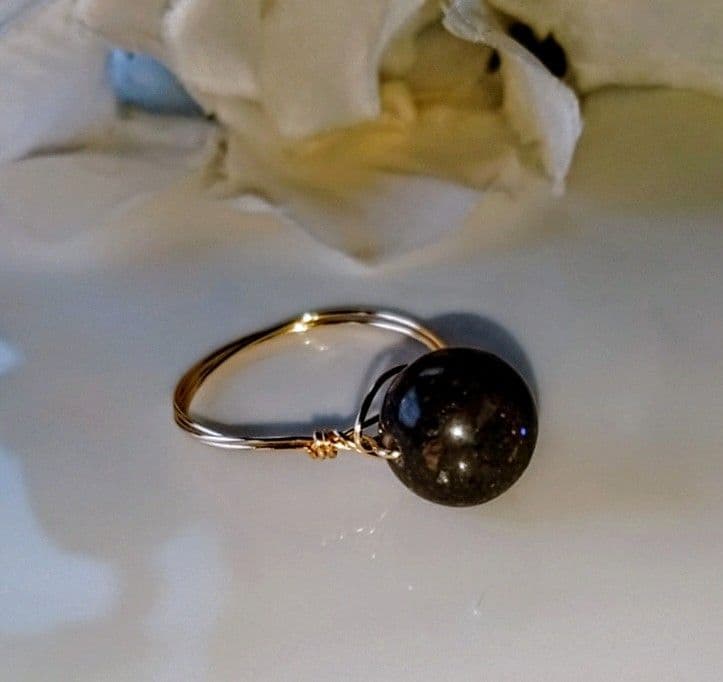 Kgf14 希少石 天然石 オーストラリア産 ブラックマトリックス オパール