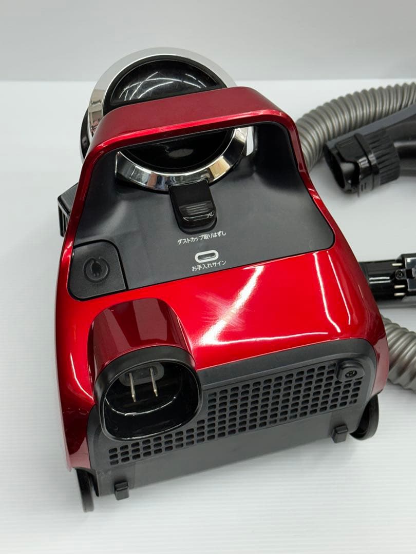 中古　掃除機　本体　東芝 VC-C7 サイクロン 赤　ダスト　ホースセット 格安