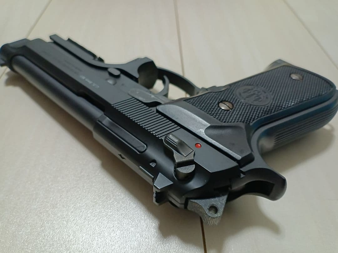 【中古品】東京マルイ ガスガン「M92Fミリタリーモデル」＋アンダーレール付き