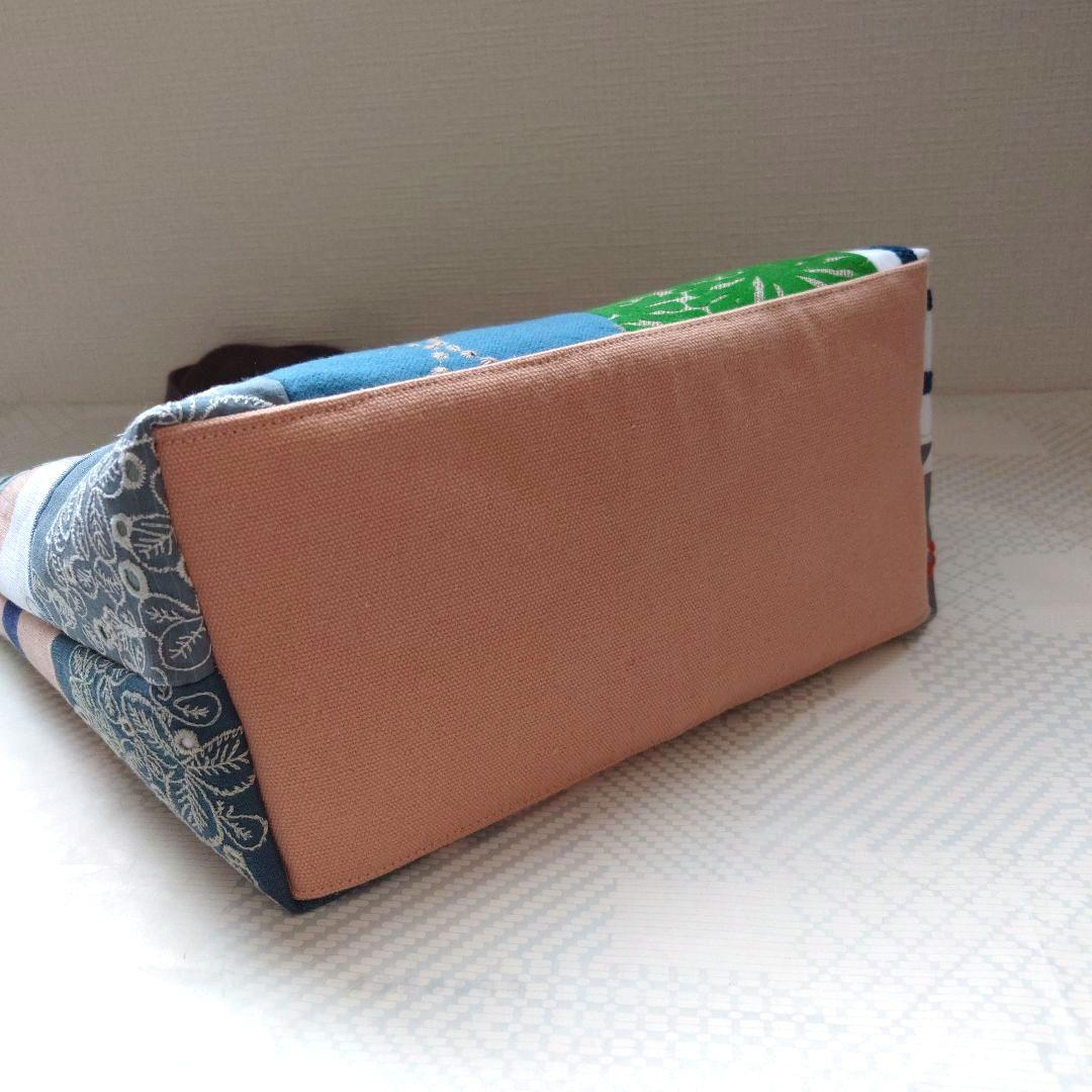 ミナペルホネン　両面パッチワーク　トートバッグ