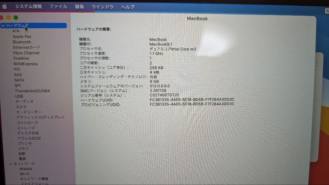 MacBook Early2016 12inch 256GB　英語キーボード
