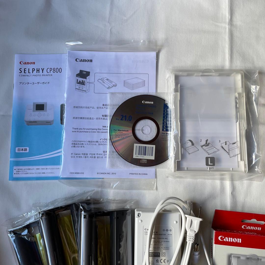 Canon SELPHY セルフィー CP800 プリンター キャノン ホワイト