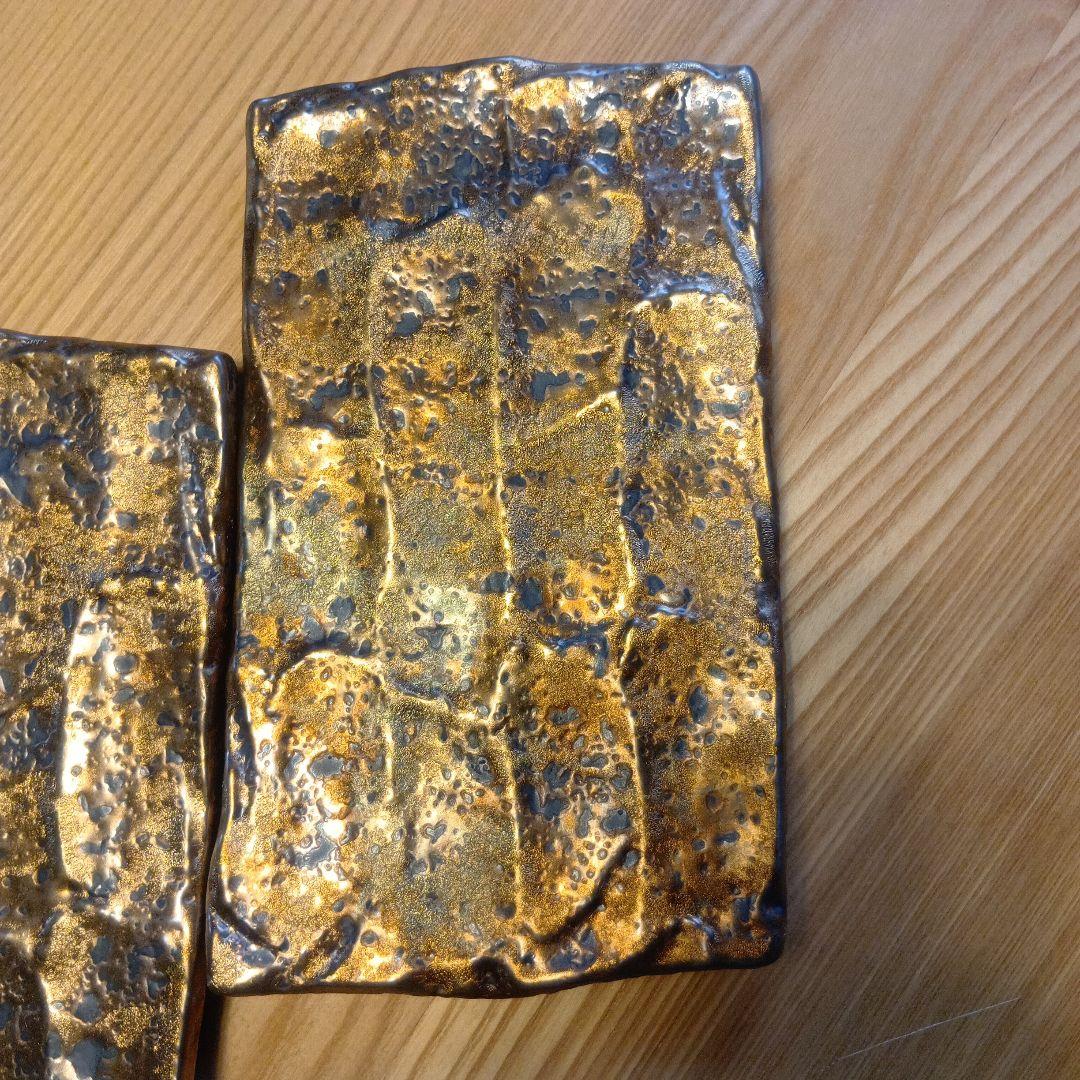 ✨金角皿3枚✨美濃焼✨お洒落✨クリスマス✨お節に✨