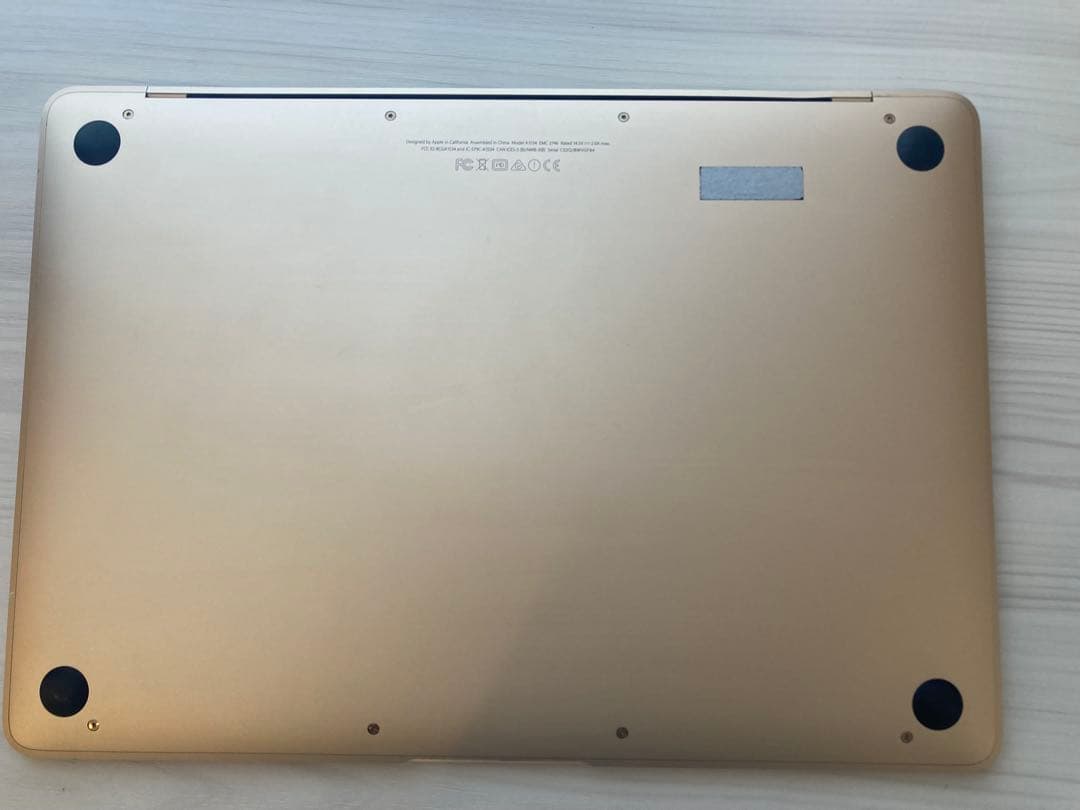 【ジャンク】Apple MacBook 12インチ ローズゴールド A1534