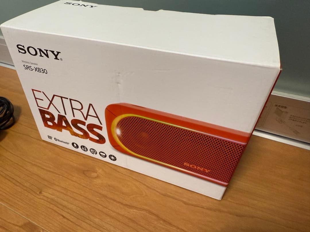 SONY SRS-XB30 ワイヤレススピーカー オレンジ