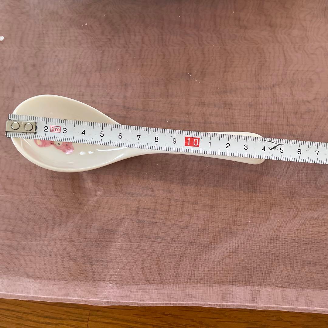 激レア‼️テディキティお皿とレンゲセット