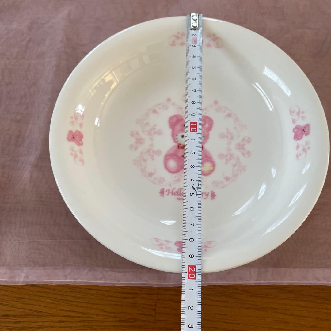 激レア‼️テディキティお皿とレンゲセット