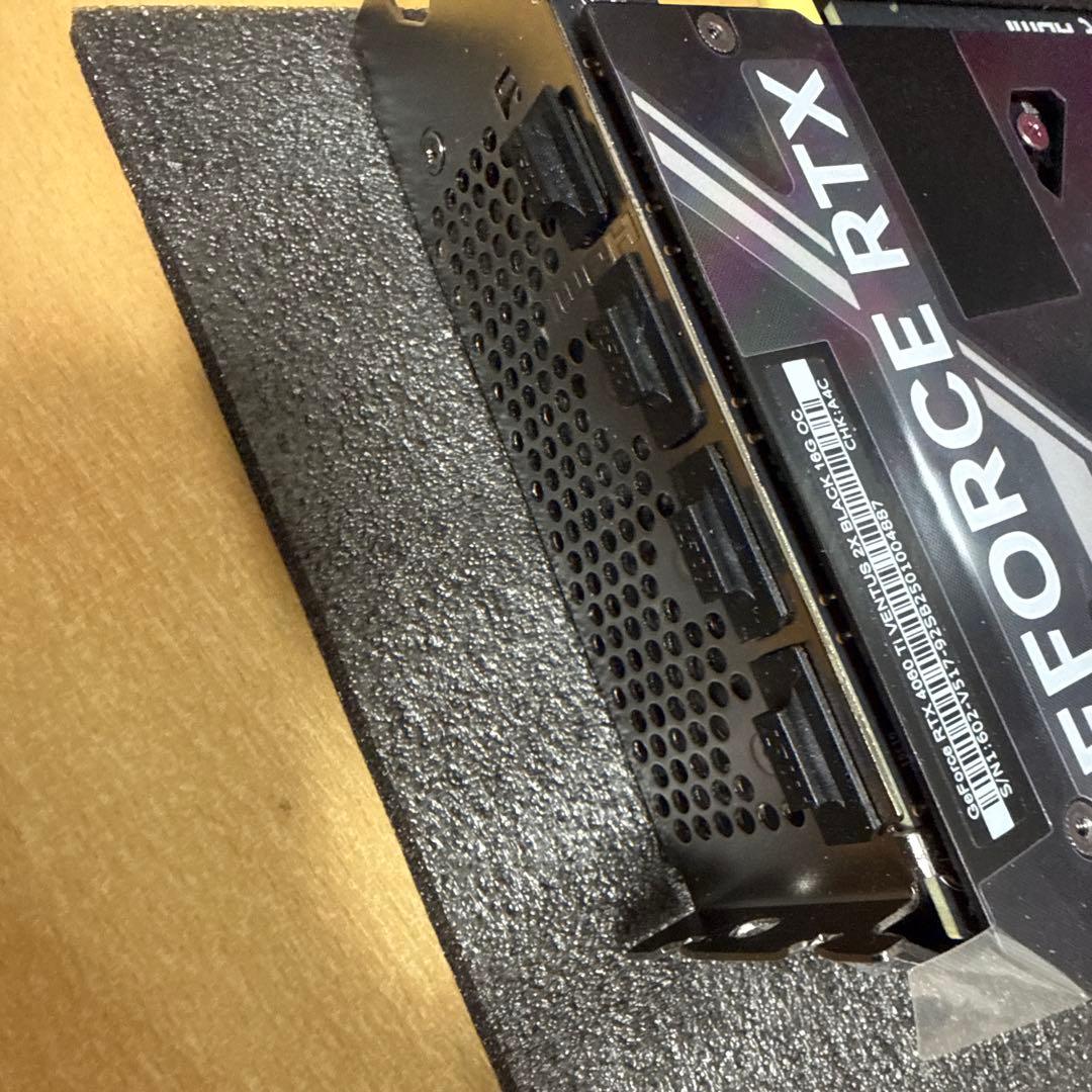 MSI Geforce RTX4060ti 16GB 美品