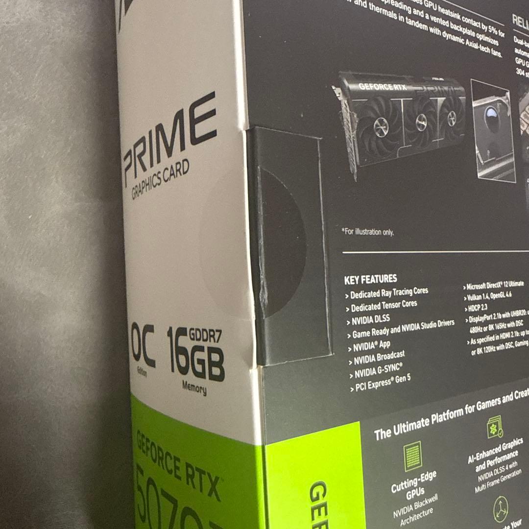 未使用品 ASUS GEFORCE RTX 5070Ti