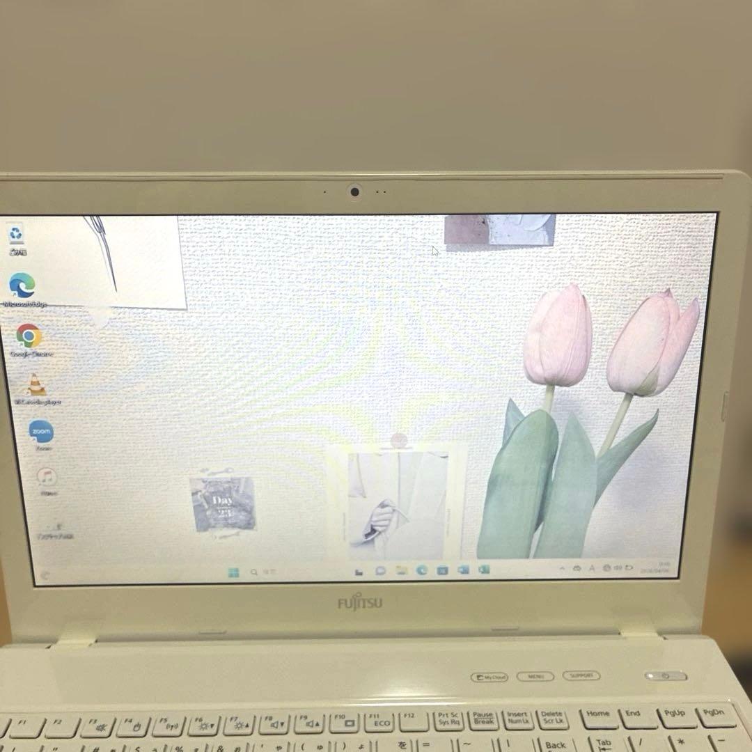 Windows11 Office2021 4GB 256GB 中古パソコン 白