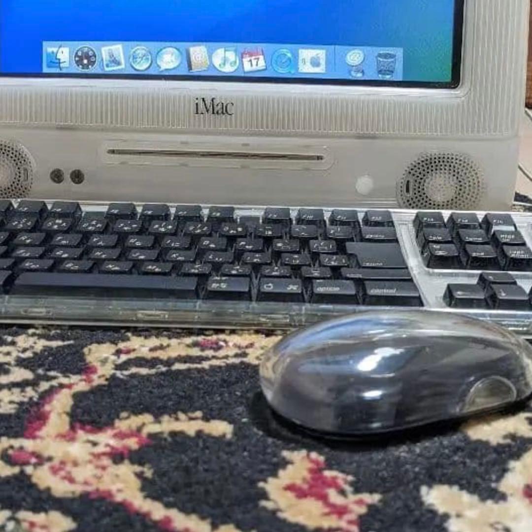 i Mac G3 スノーホワイト オーバーホール済み キーボード・マウス 付き