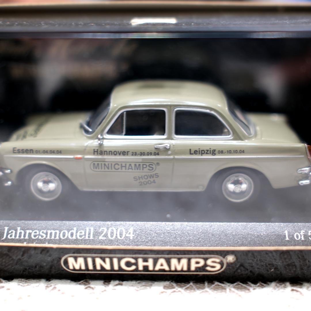 【未使用】Minichamps製 VW1600ミニカー1/43