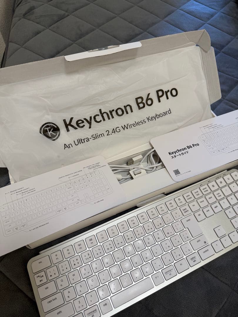 キーボード Keychron B6Pro Wireless Keyboard(silver)