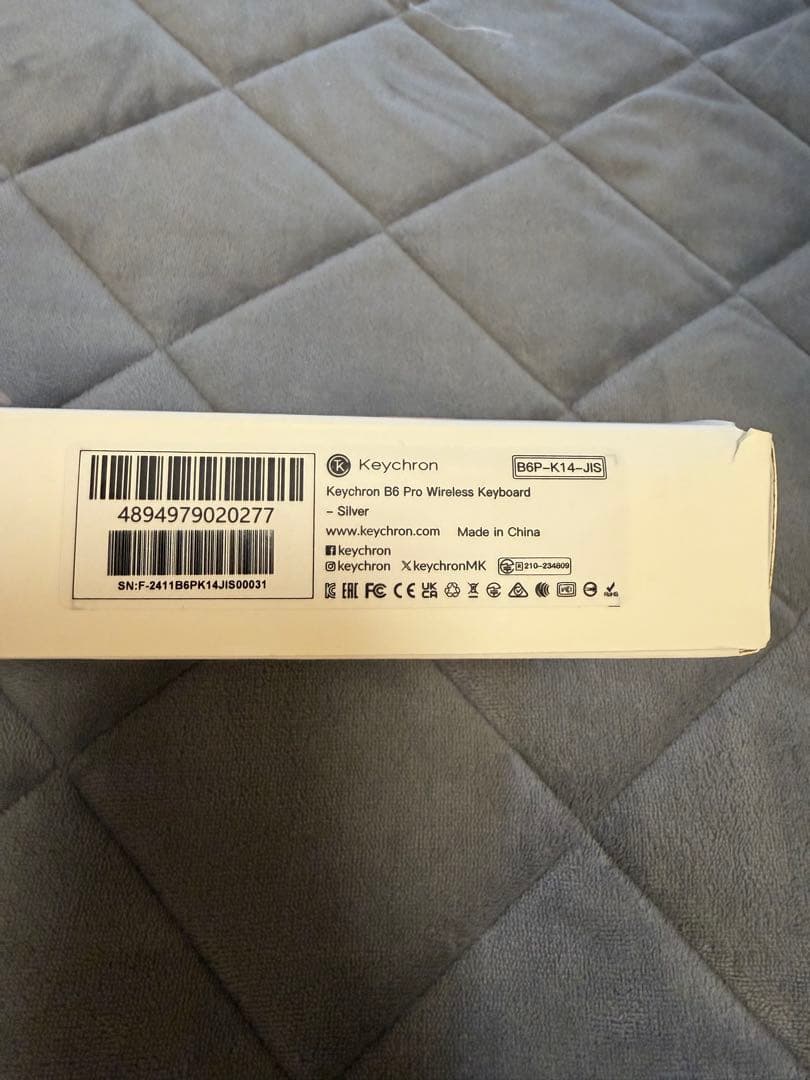 キーボード Keychron B6Pro Wireless Keyboard(silver)
