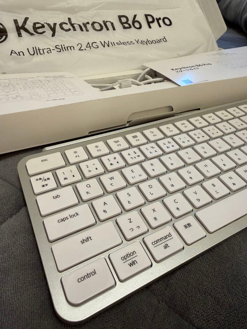 キーボード Keychron B6Pro Wireless Keyboard(silver)