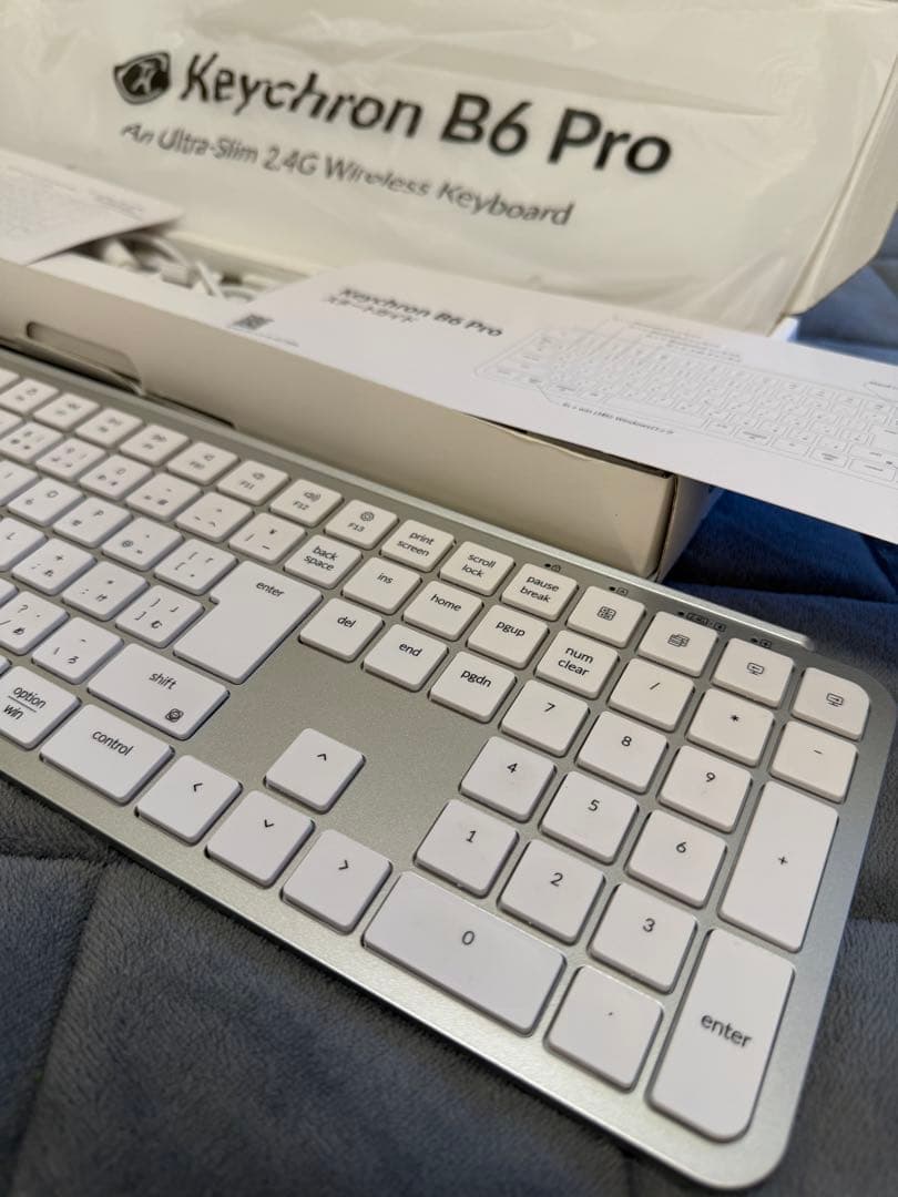キーボード Keychron B6Pro Wireless Keyboard(silver)