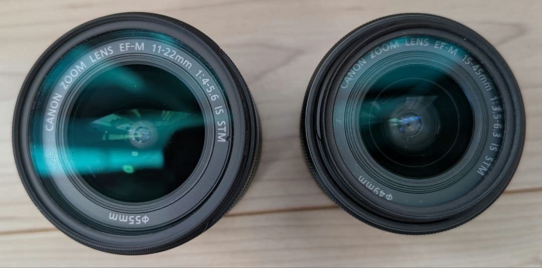 Canon EOS Kiss M レンズ2本＆SDカードセット 送料込み