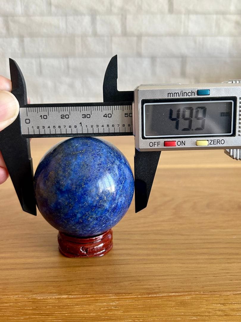 ラピスラズリ　丸玉　約50㎜