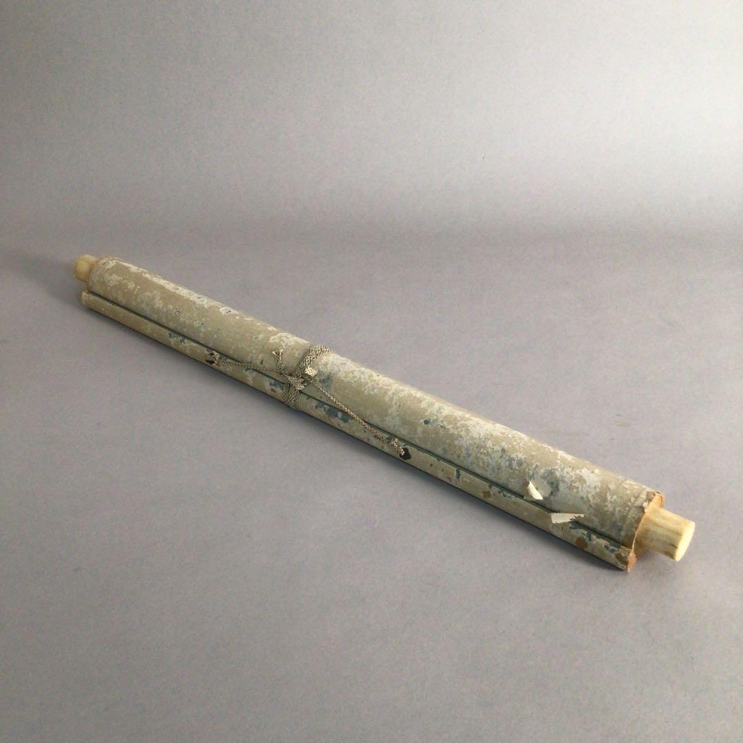 No3385 掛軸　松本石渓　秋景山水画賛　着色絹本　中国美術　古画　送料無料