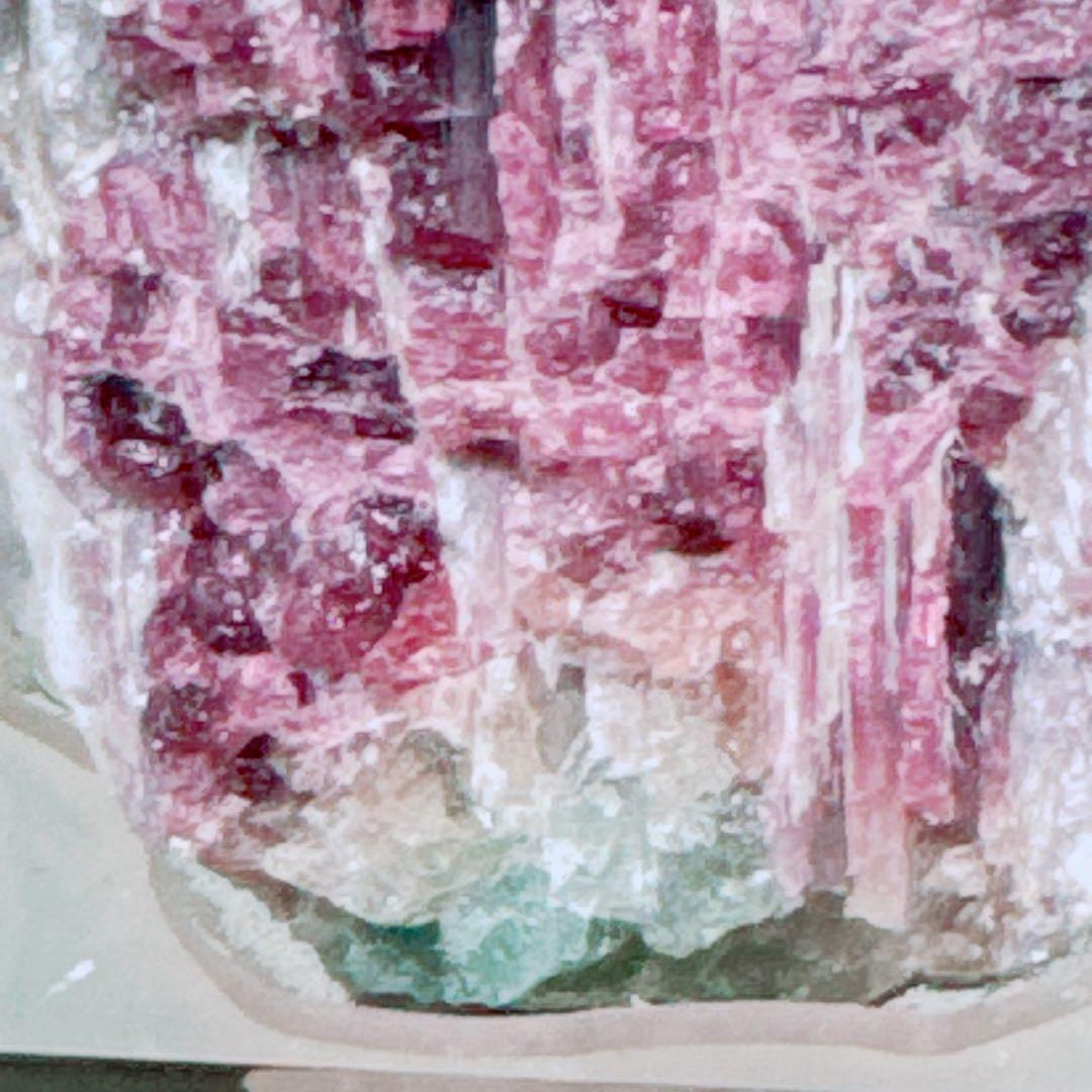 天然ラピスラズリ彫刻2羽ウォーターメロントルマリン原石NO251106