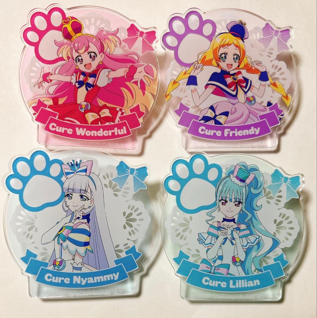 わんぷり タワレコカフェ 缶バッジ アクリルクリップ ステッカー