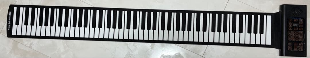 Yumcute ロールアップピアノ 88鍵盤 電子ピアノ キーボード 折りたたみ