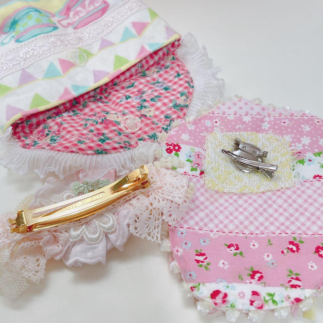 バッグ うさぎ くま アクセサリー がま口 ハンドメイド ファンシー ゆめかわ