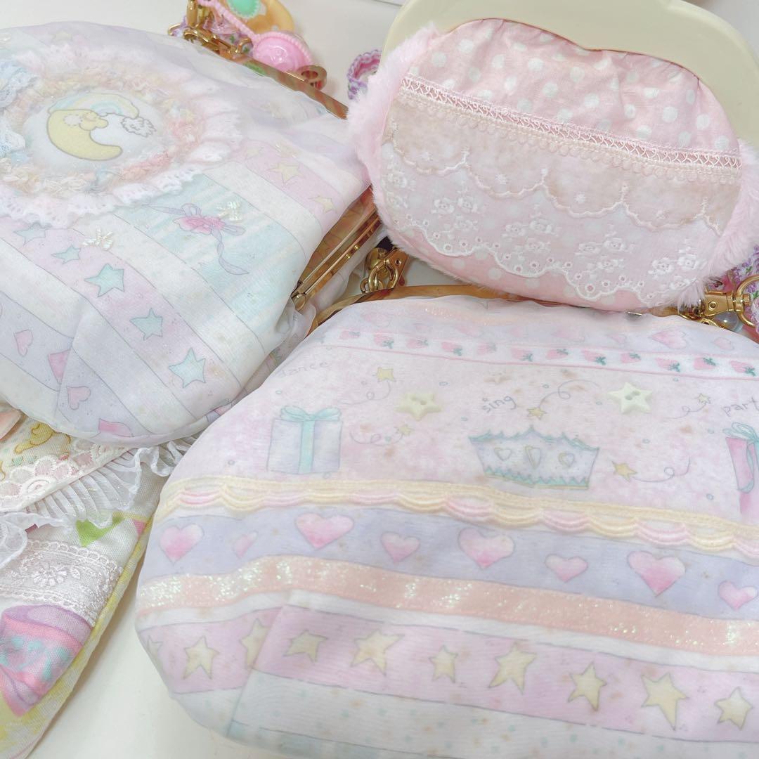 バッグ うさぎ くま アクセサリー がま口 ハンドメイド ファンシー ゆめかわ