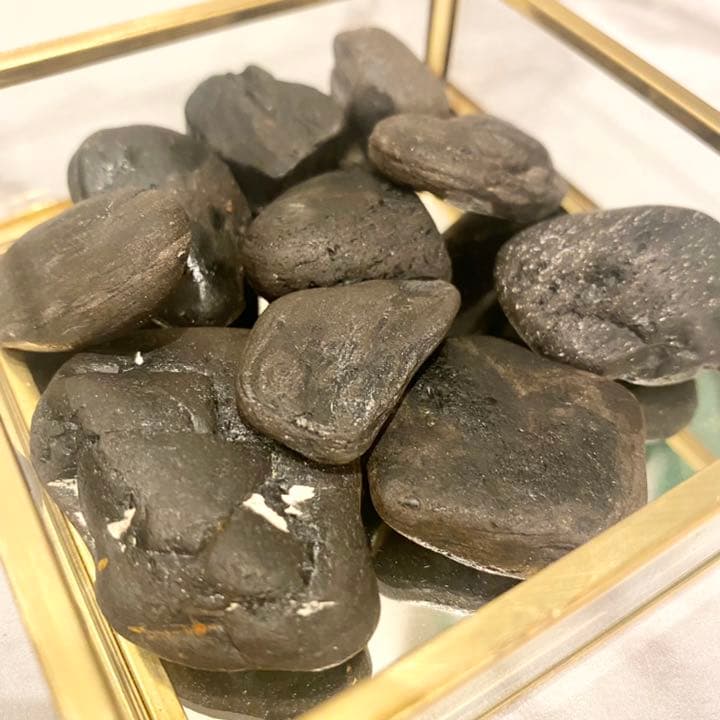 【A】南の島で育った炭■ミラーのトレイもセット販売■消臭防臭インテリア