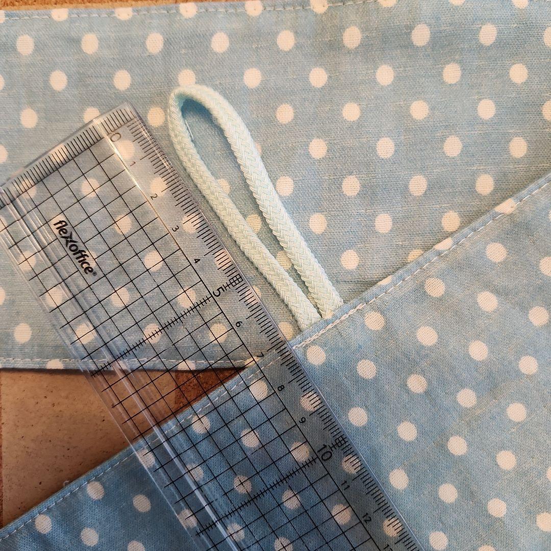 乾布摩擦タオル ハンドメイド オーダー 水色