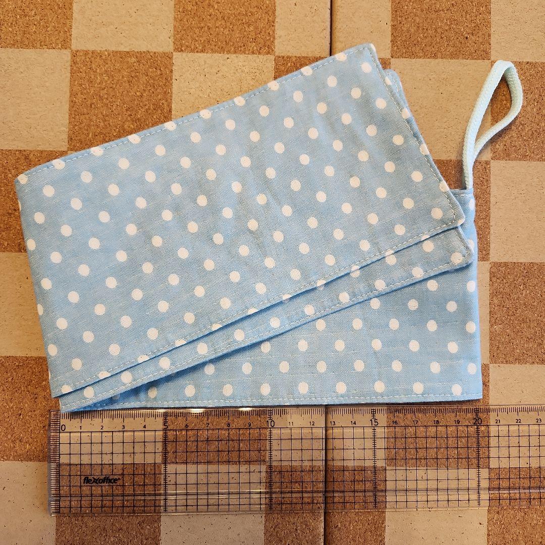 乾布摩擦タオル ハンドメイド オーダー 水色